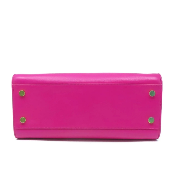 ✨️💎Giftable. Authentic YSL Yves Saint Laurent Baby cabas Hot Pink Crossbody bag - Picture 12 of 14